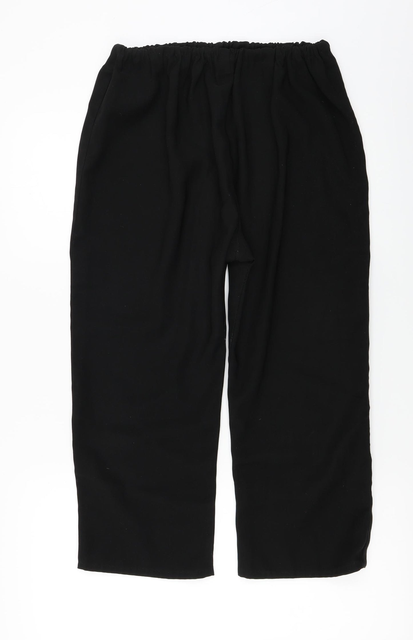 Preworn Womens Black   Trousers  Size 26 in L20 in