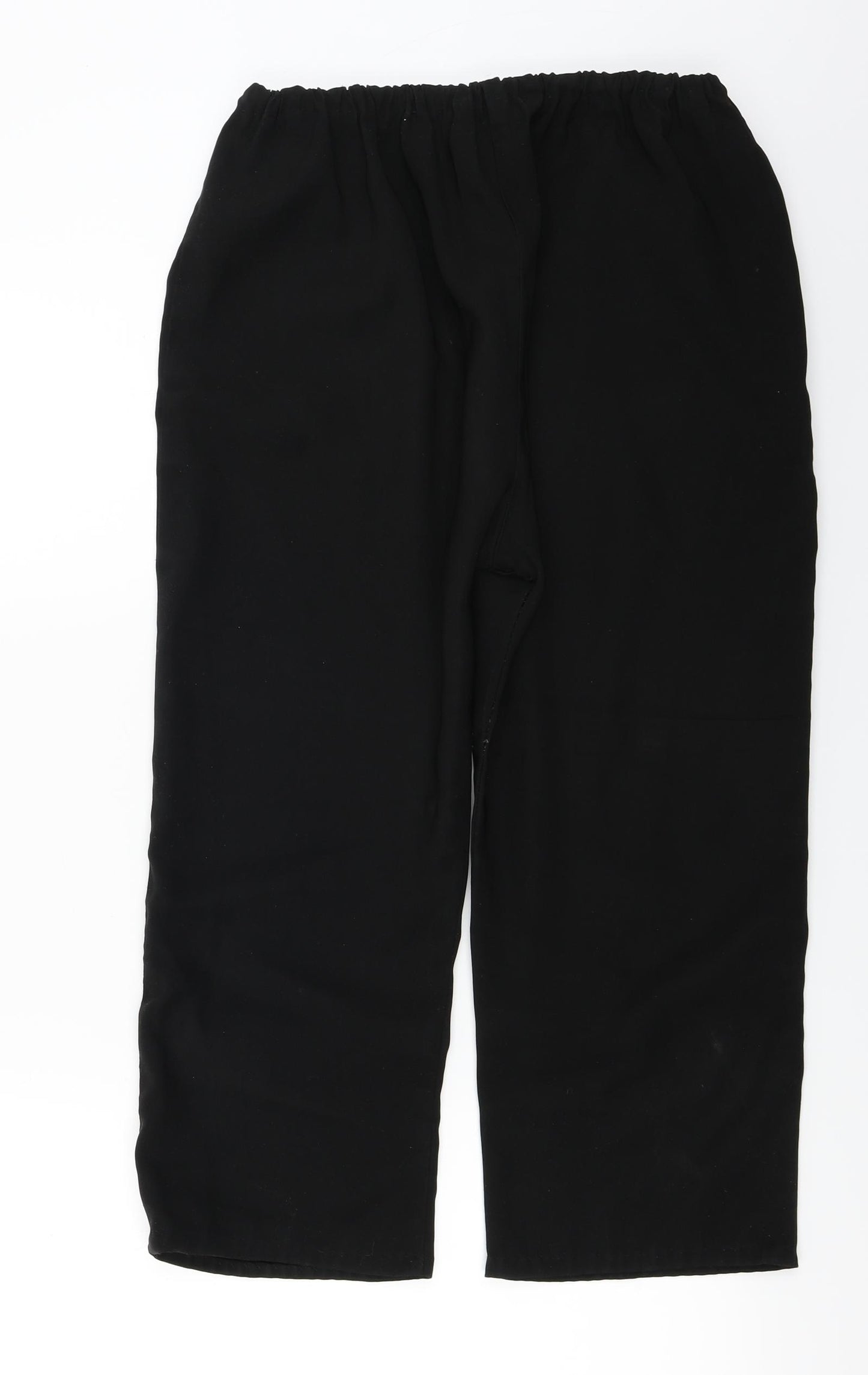 Preworn Womens Black   Trousers  Size 26 in L20 in