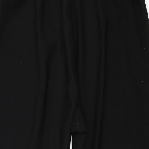 Preworn Womens Black   Trousers  Size 26 in L20 in