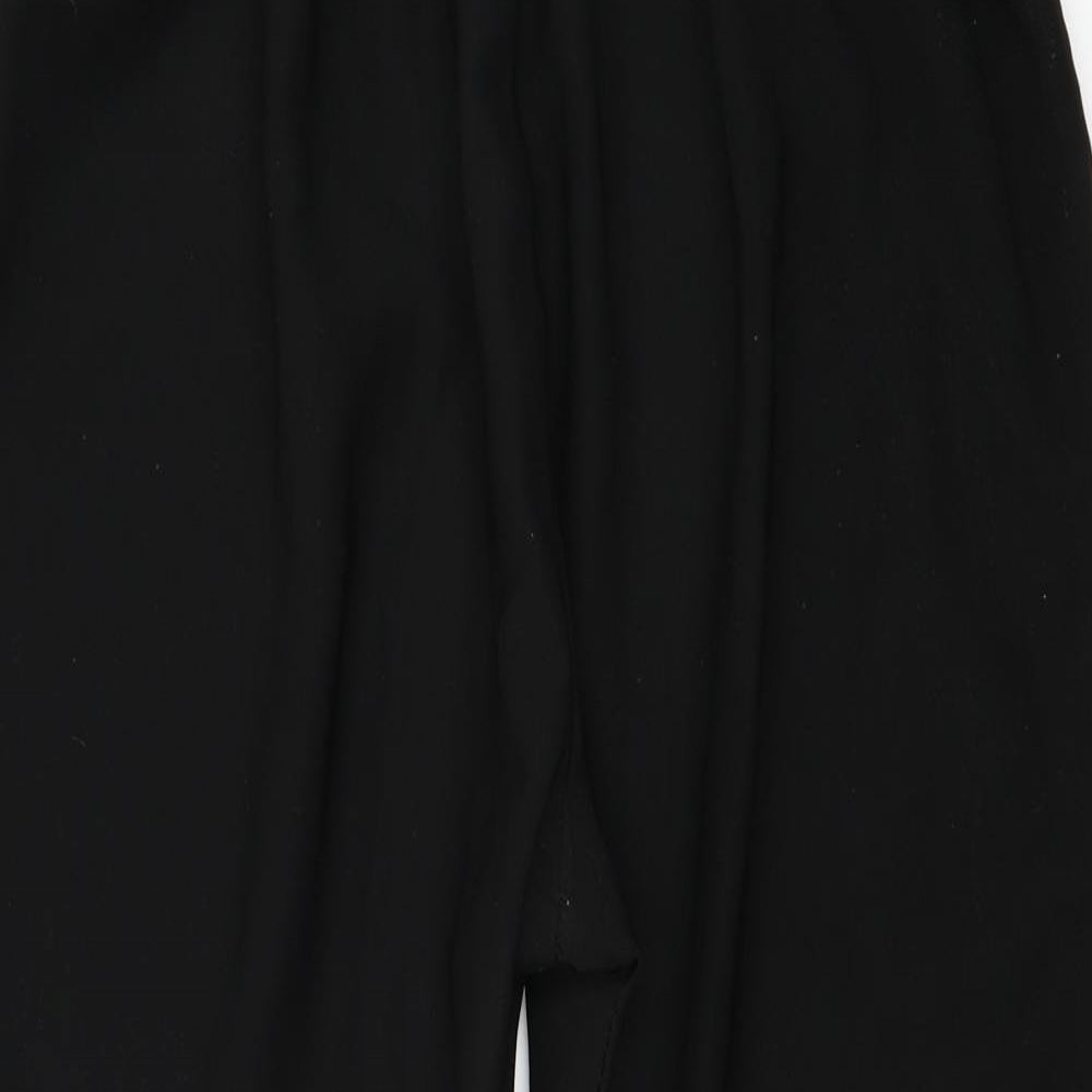 Preworn Womens Black   Trousers  Size 26 in L20 in