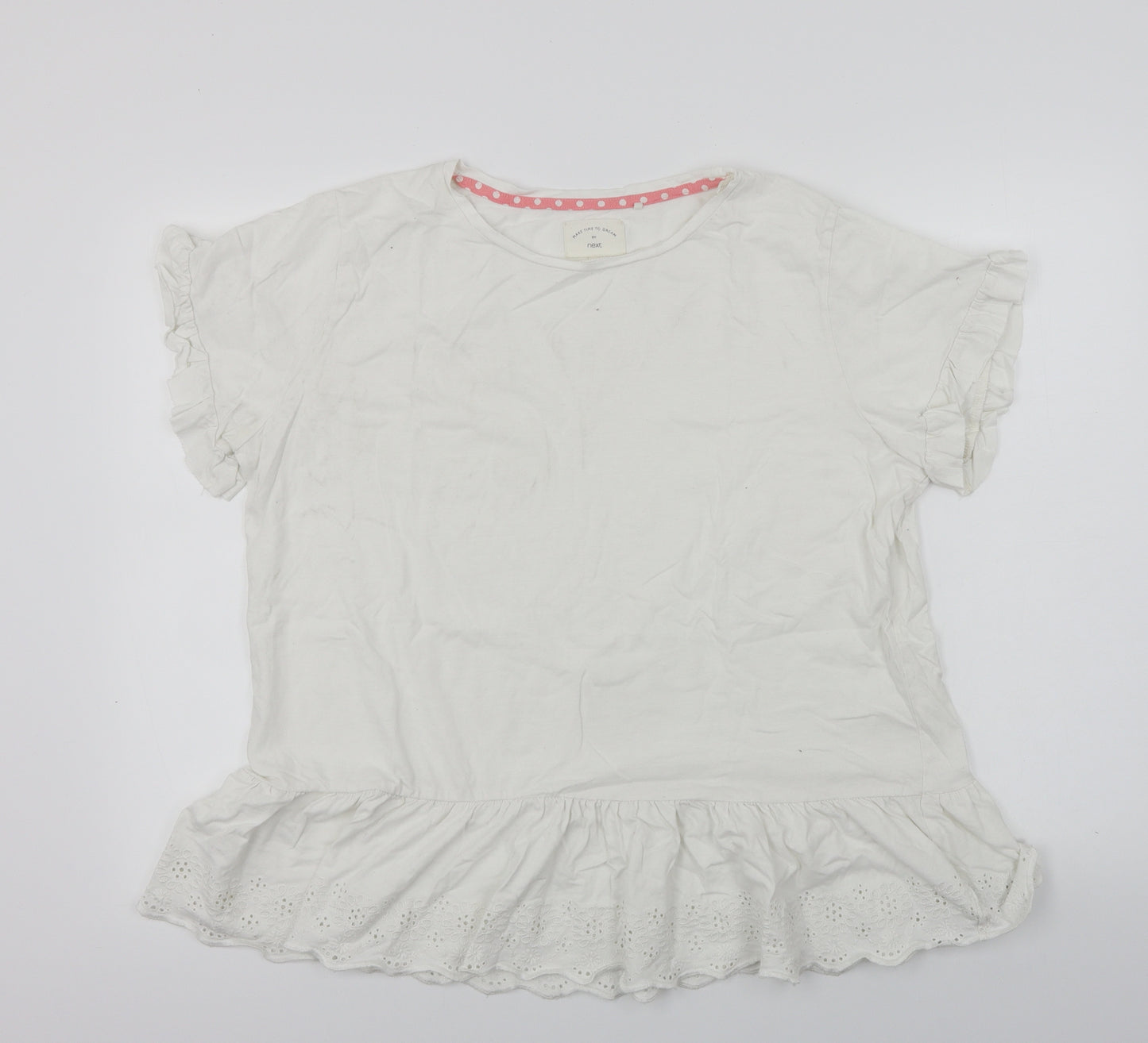 NEXT  Womens White   Basic T-Shirt Size L