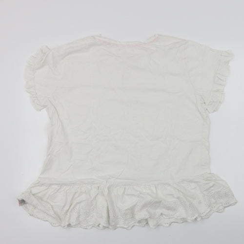 NEXT  Womens White   Basic T-Shirt Size L