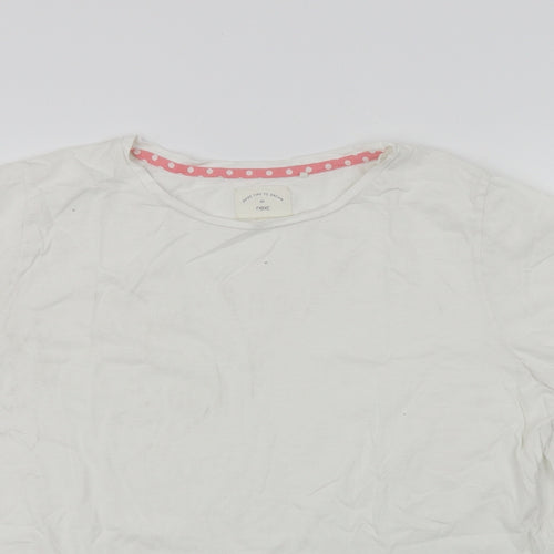NEXT  Womens White   Basic T-Shirt Size L