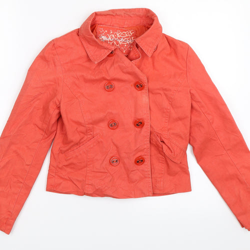 New Look Girls Orange   Jacket  Size 11-12 Years