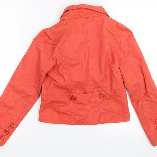 New Look Girls Orange   Jacket  Size 11-12 Years
