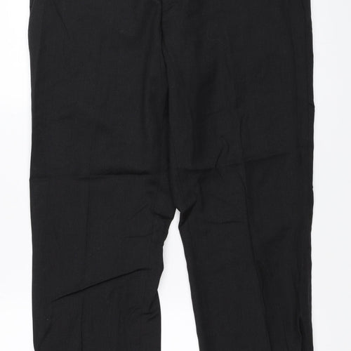 Preworn Mens Black   Trousers  Size 34 in L30 in
