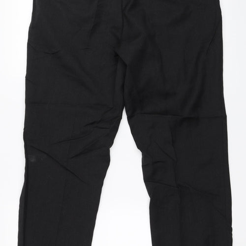 Preworn Mens Black   Trousers  Size 34 in L30 in
