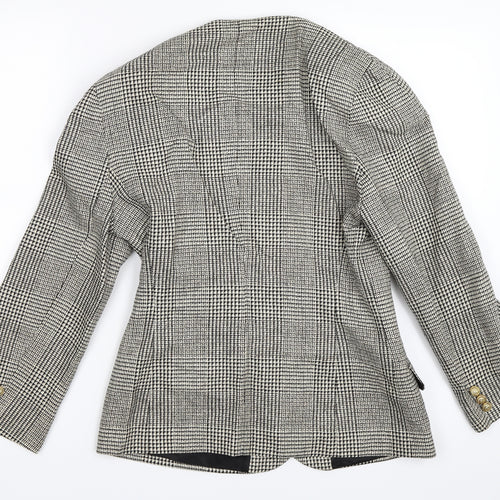 St Michael Womens Black   Jacket Blazer Size 10