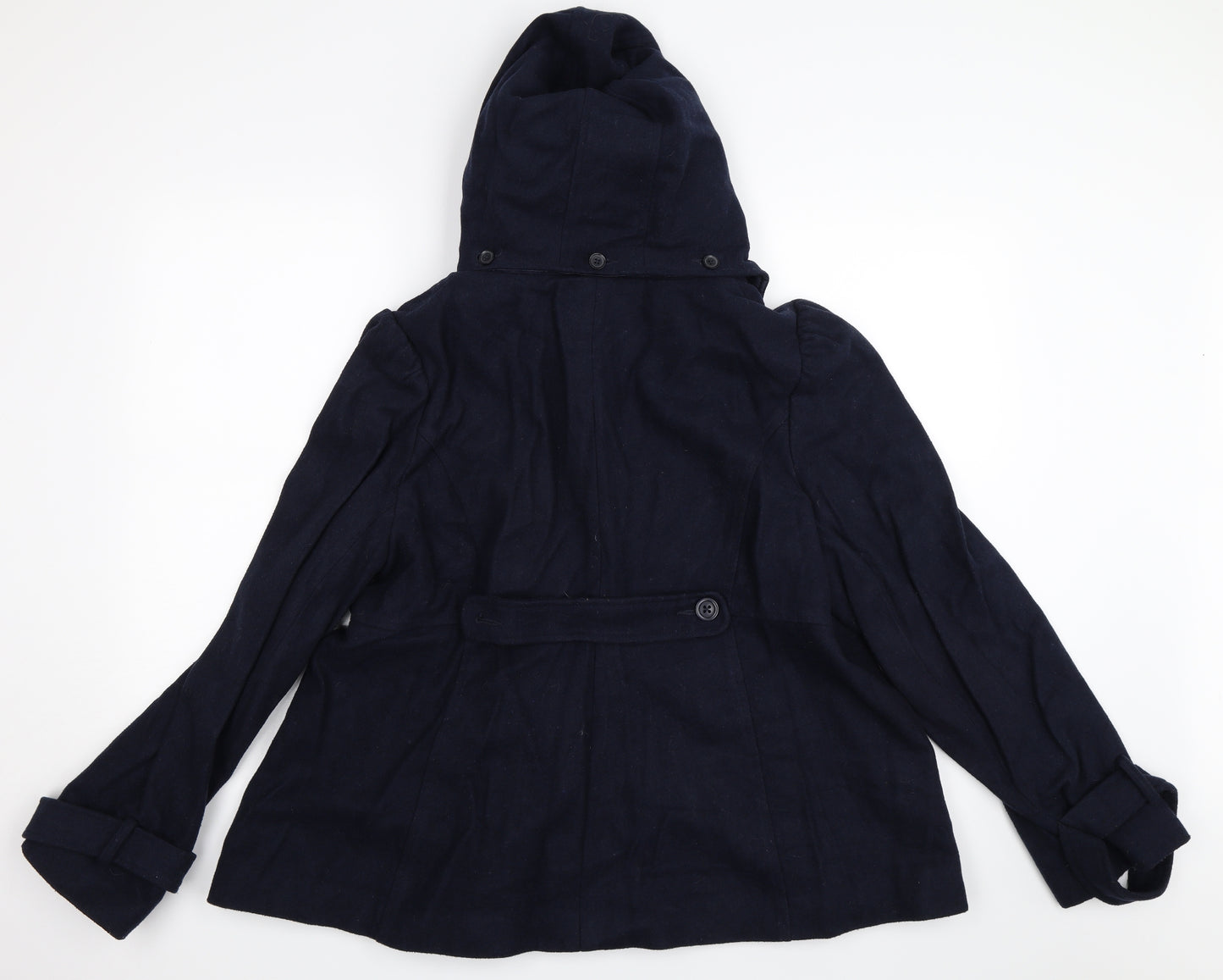 New Look Womens Blue   Overcoat Coat Size 18