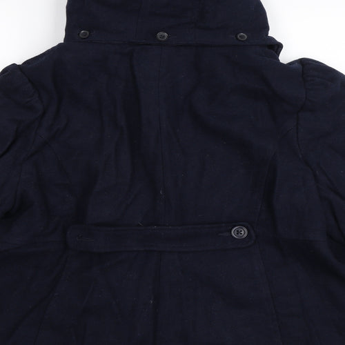New Look Womens Blue   Overcoat Coat Size 18