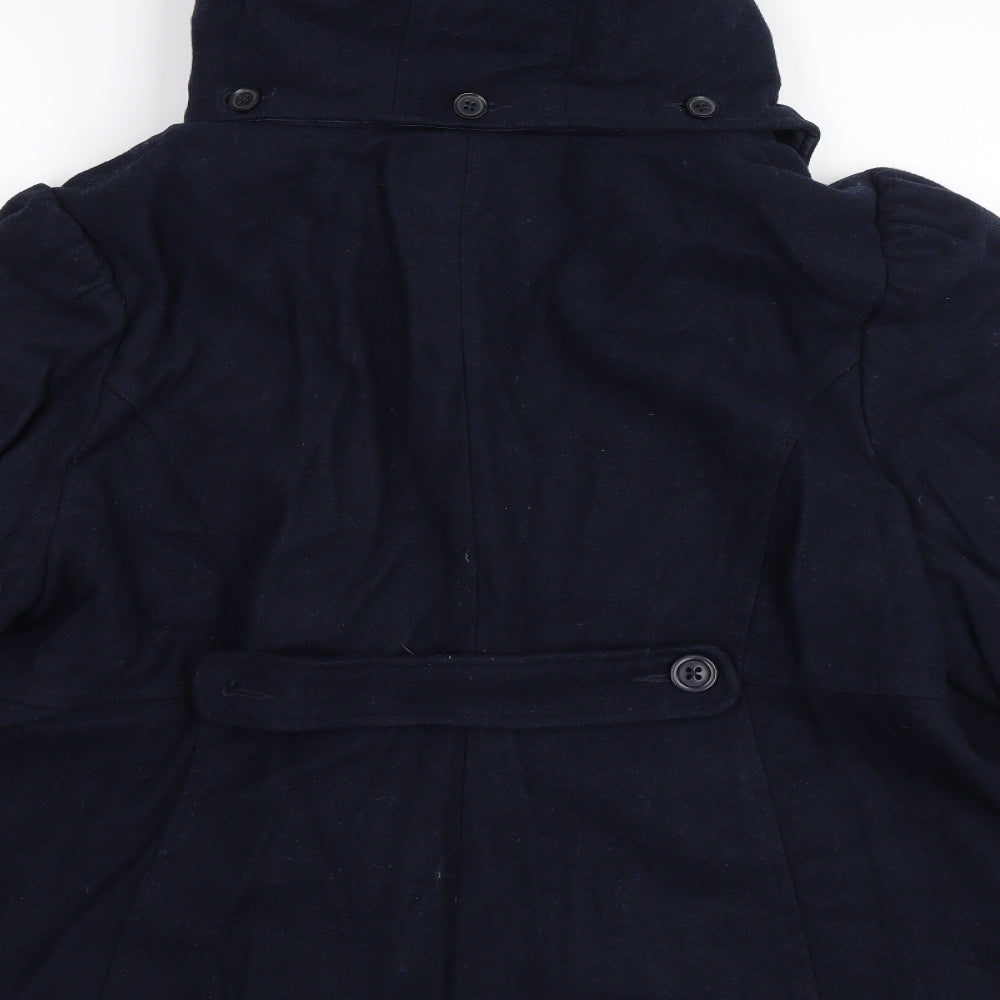 New Look Womens Blue   Overcoat Coat Size 18