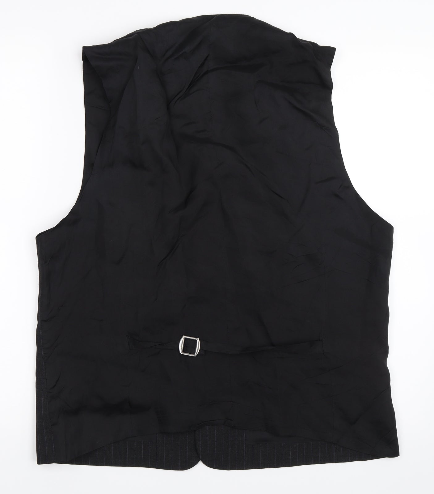 Preworn Mens Black   Jacket Suit Waistcoat Size 44