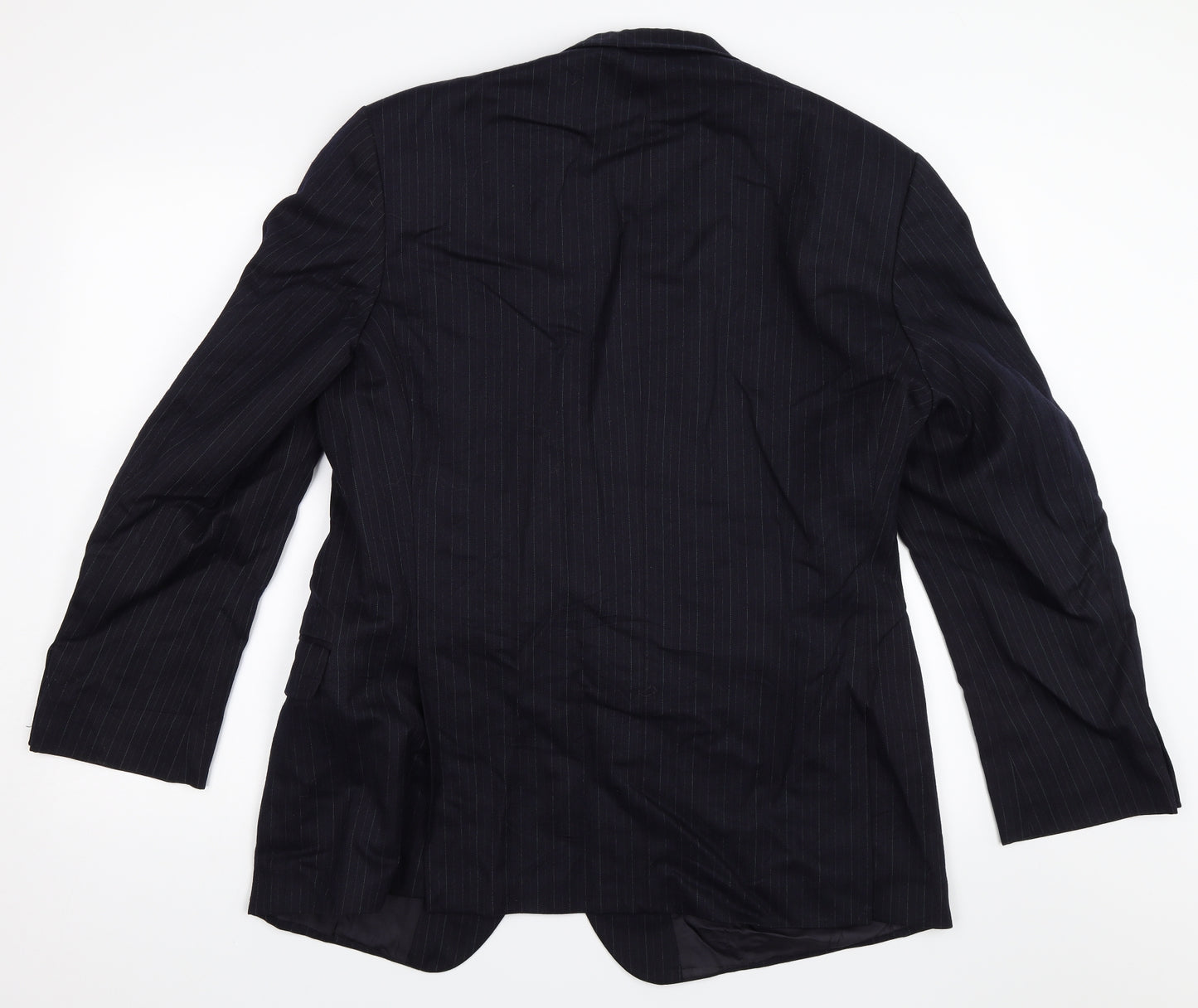 St Michael Mens Blue   Jacket Blazer Size 44