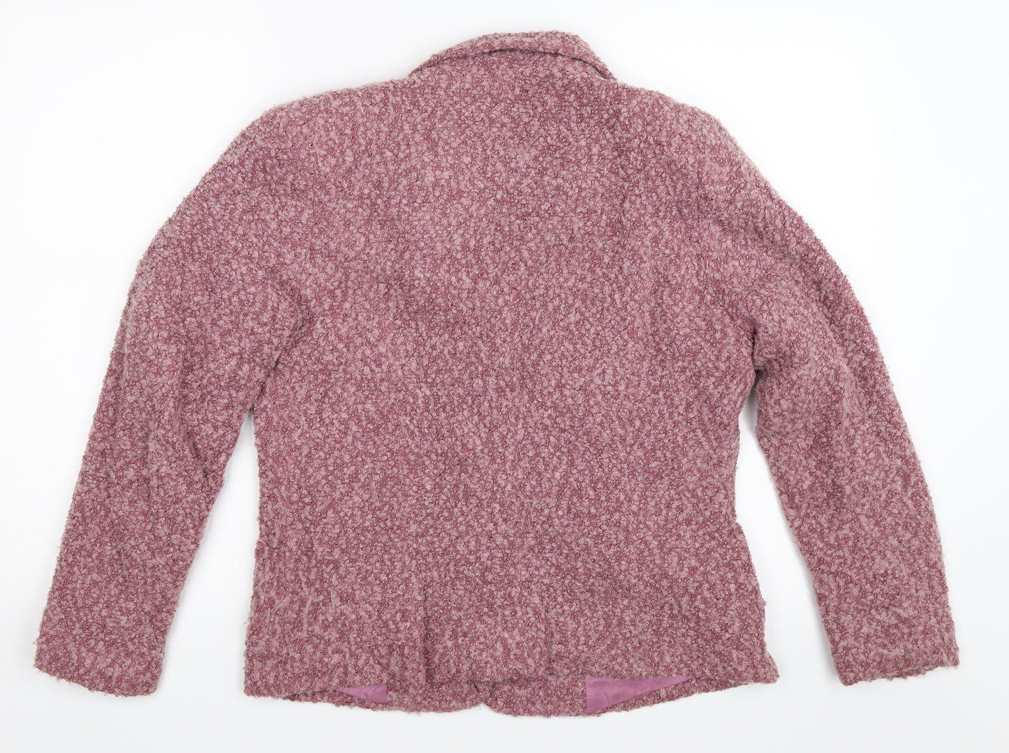 Preworn Womens Pink   Jacket Coat Size 12