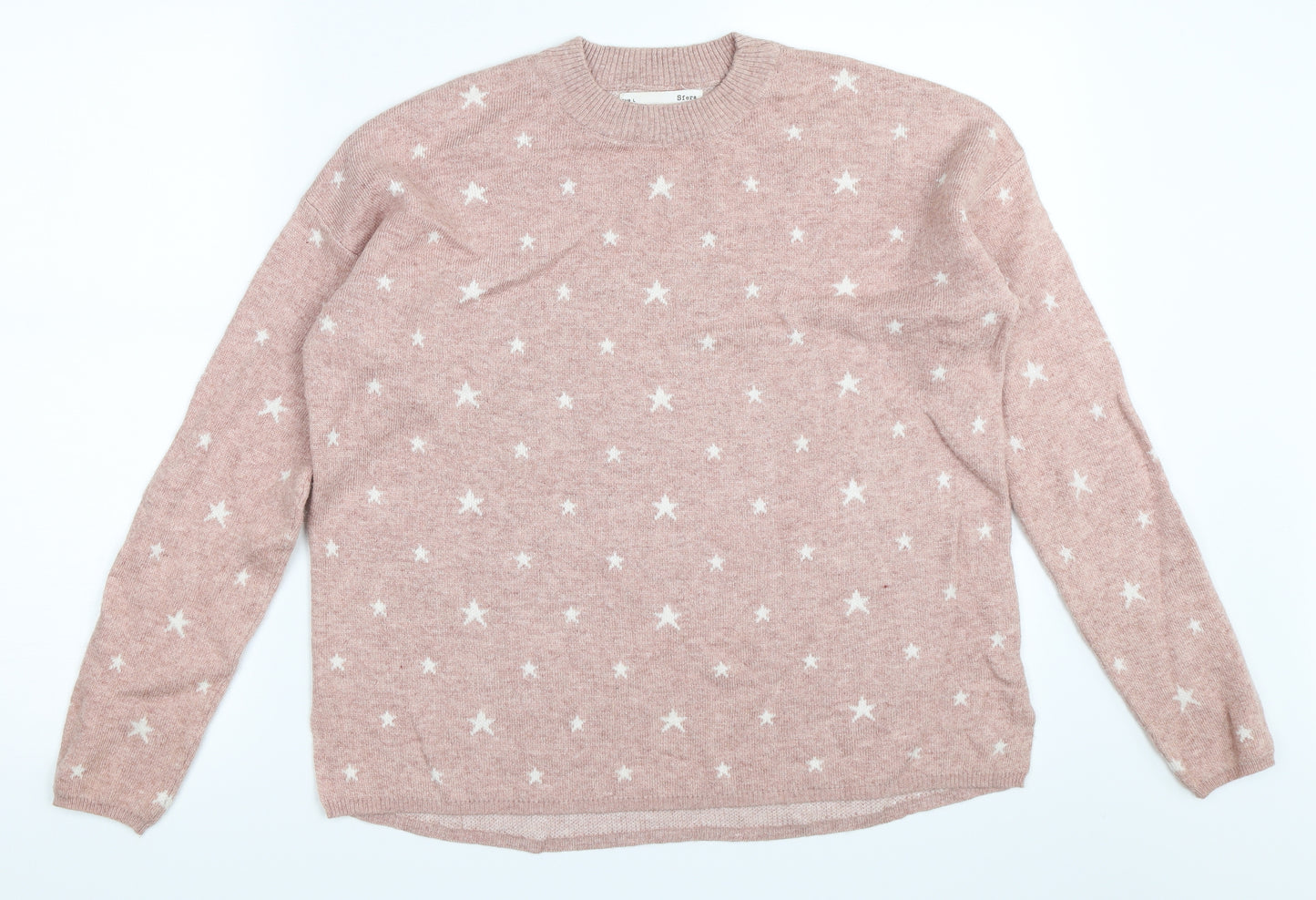 Sfera Womens Pink   Pullover Jumper Size L