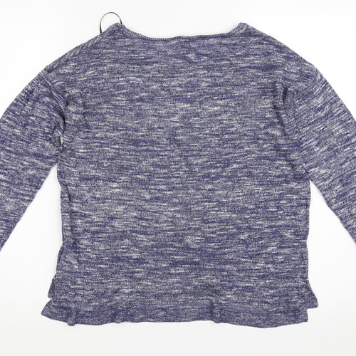 H&M Womens Blue   Pullover Jumper Size S
