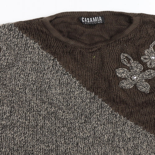 Casamia Womens Brown   Pullover Jumper Size M