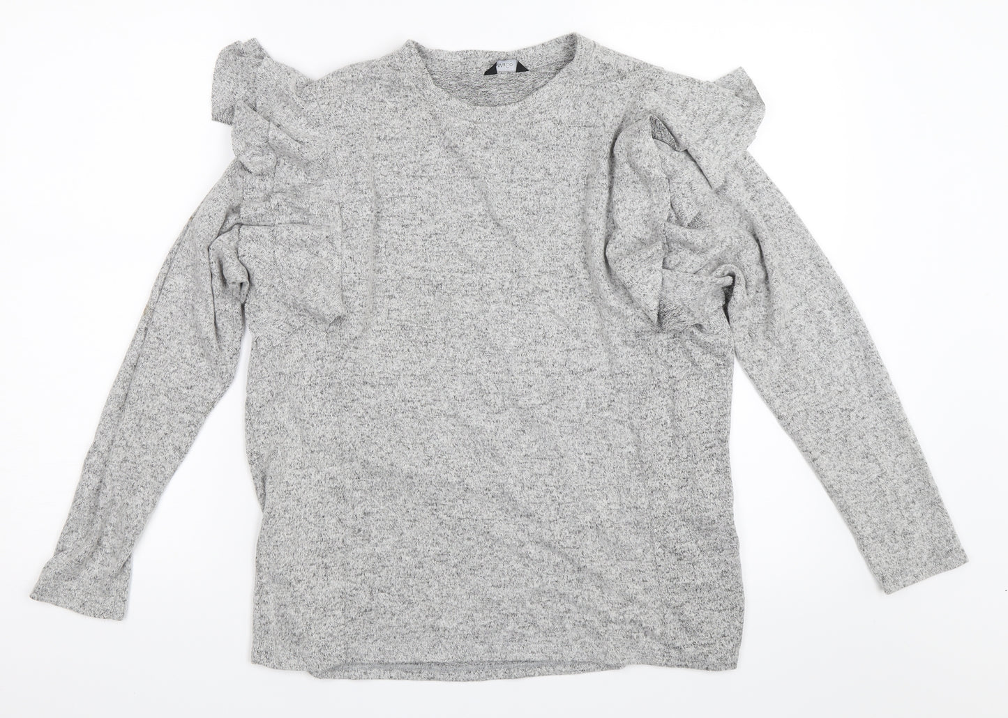 M&Co Womens Grey   Pullover Jumper Size 10