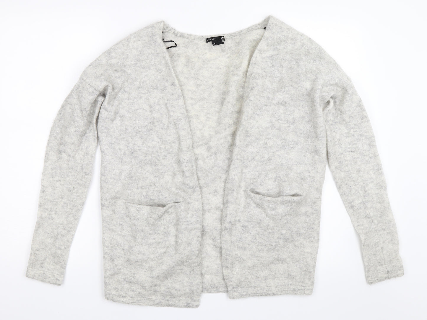 H&M Womens Grey   Cardigan Jumper Size S