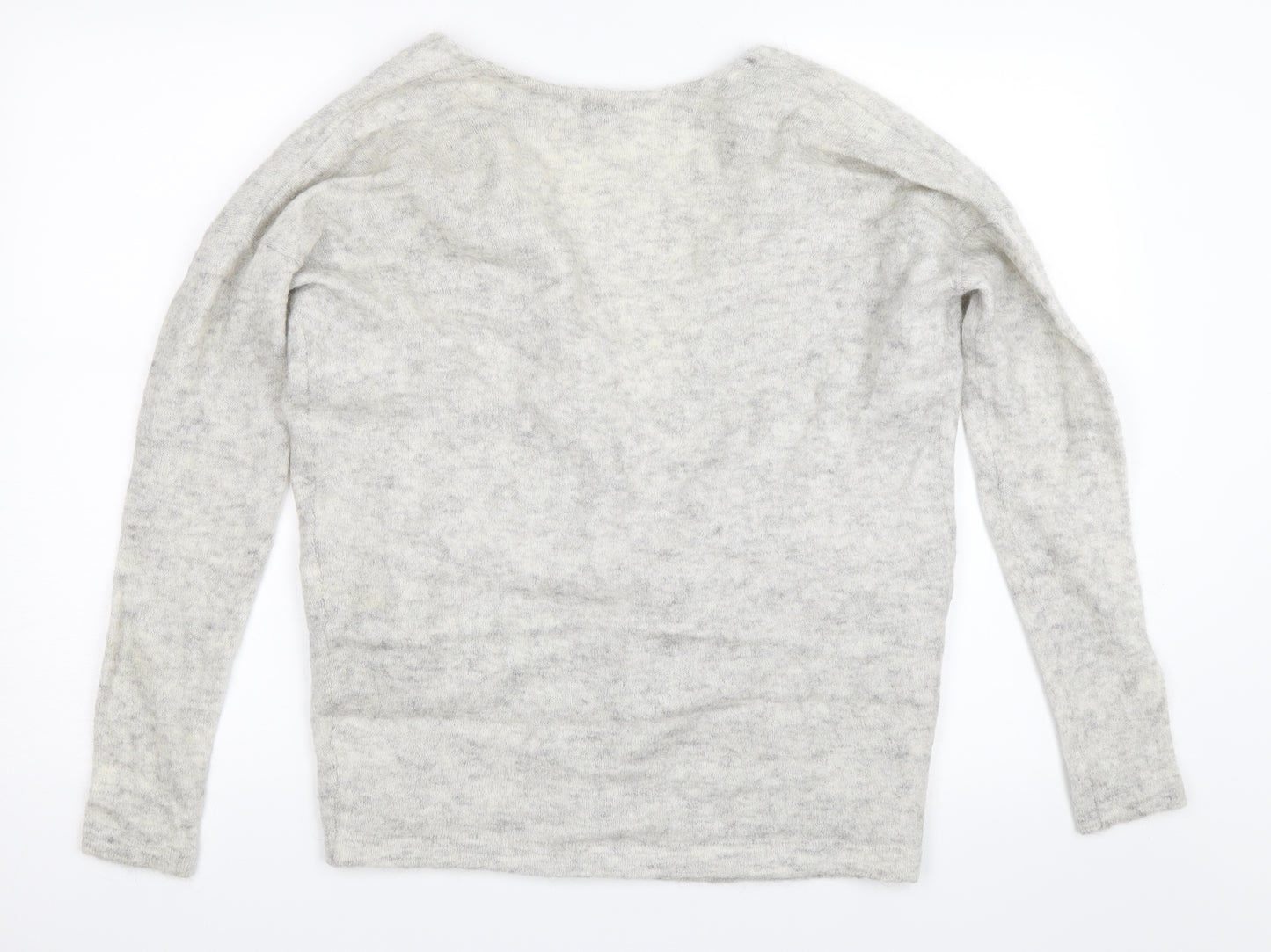 H&M Womens Grey   Cardigan Jumper Size S