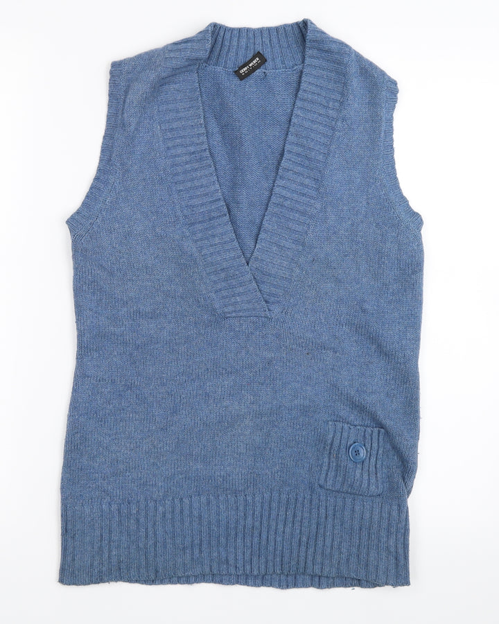 Gerry Weber Womens Blue   Vest Jumper Size 10