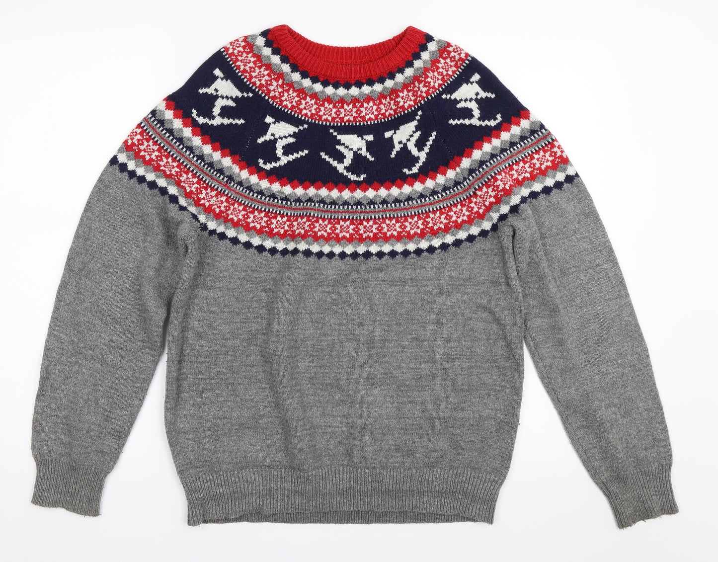 TU Mens Grey   Pullover Jumper Size M