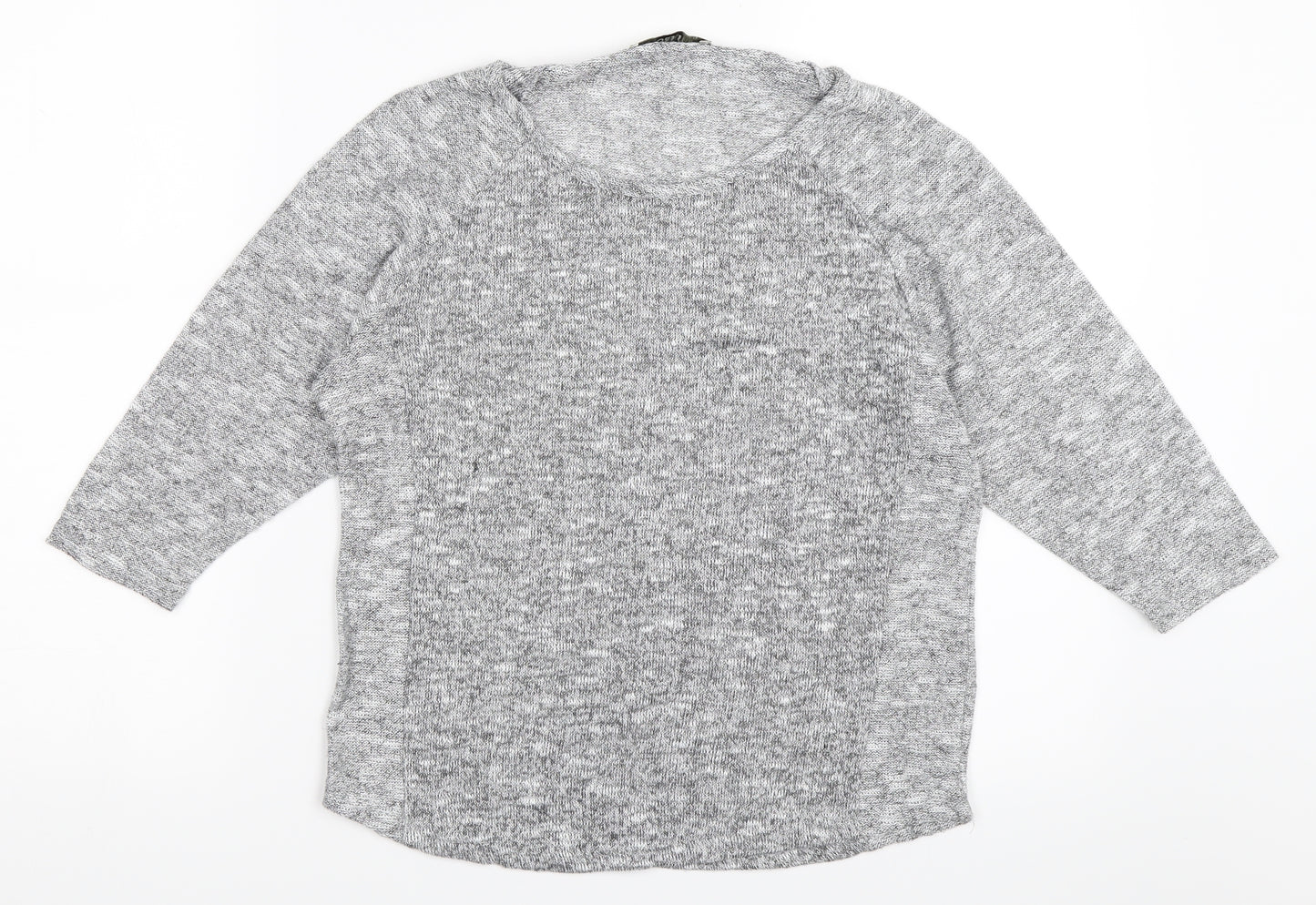 Oasis Womens Grey   Pullover Jumper Size S