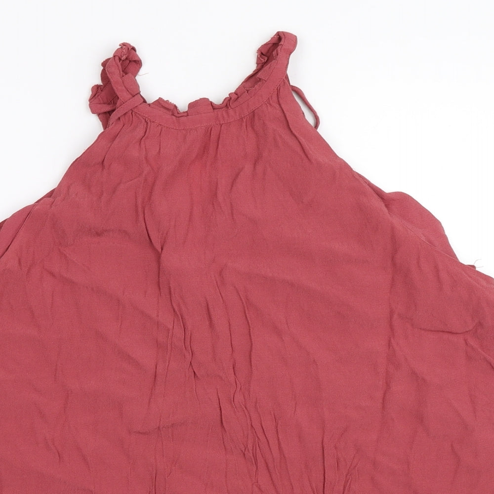 Warehouse Womens Pink   Basic Blouse Size 14