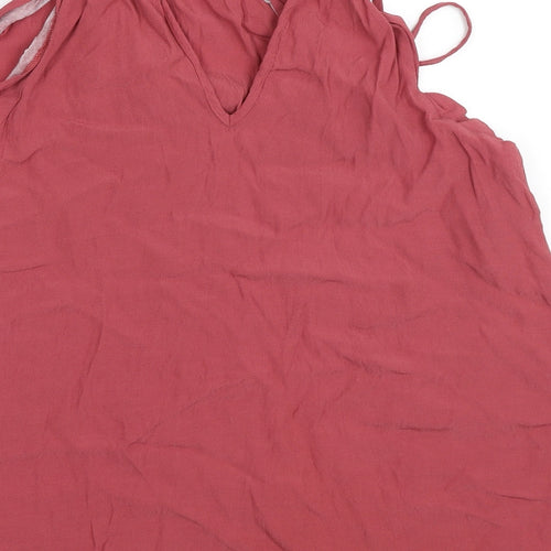 Warehouse Womens Pink   Basic Blouse Size 14