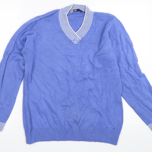 Isle Womens Blue   Pullover Jumper Size 14