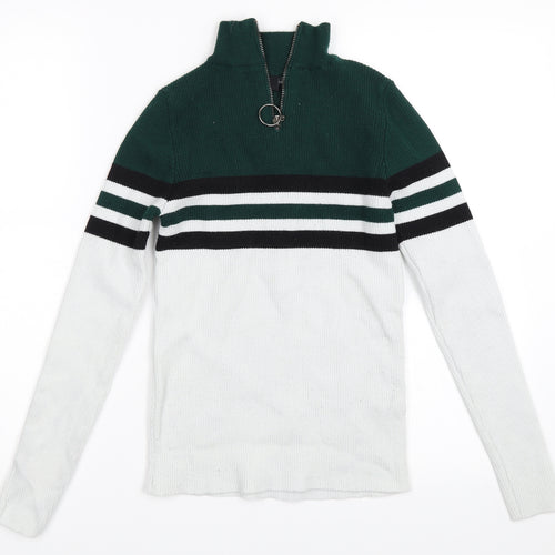 New Look Womens Green   Henley Sweatshirt Size 12
