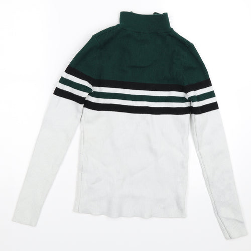 New Look Womens Green   Henley Sweatshirt Size 12