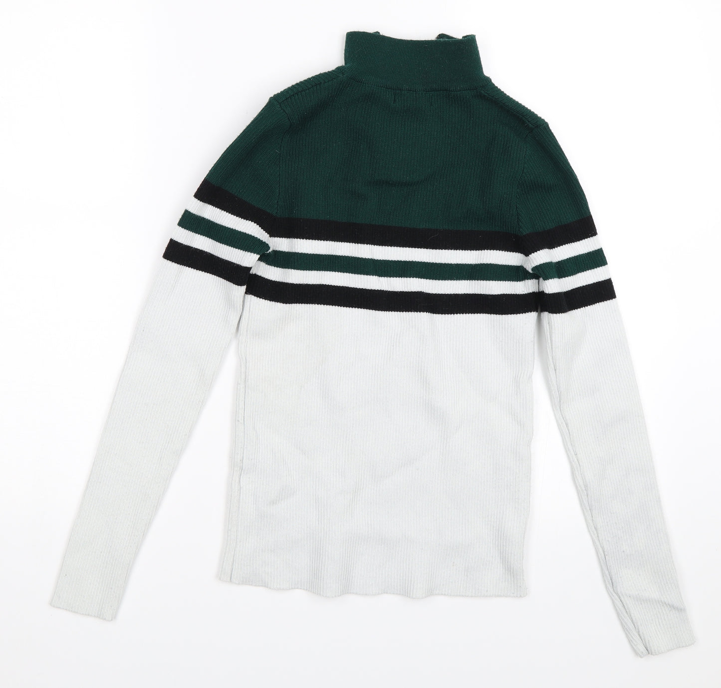 New Look Womens Green   Henley Sweatshirt Size 12