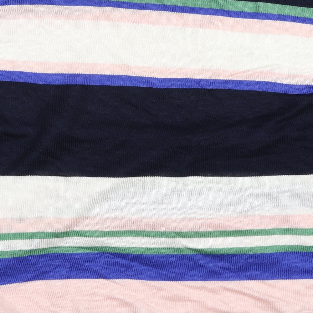 Marks and Spencer Womens Blue Striped  Pullover Jumper Size M