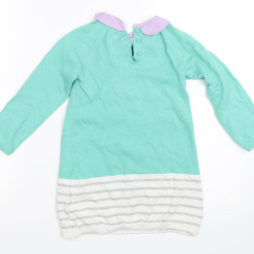 Marks and Spencer Girls Green   Shift  Size 4-5 Years