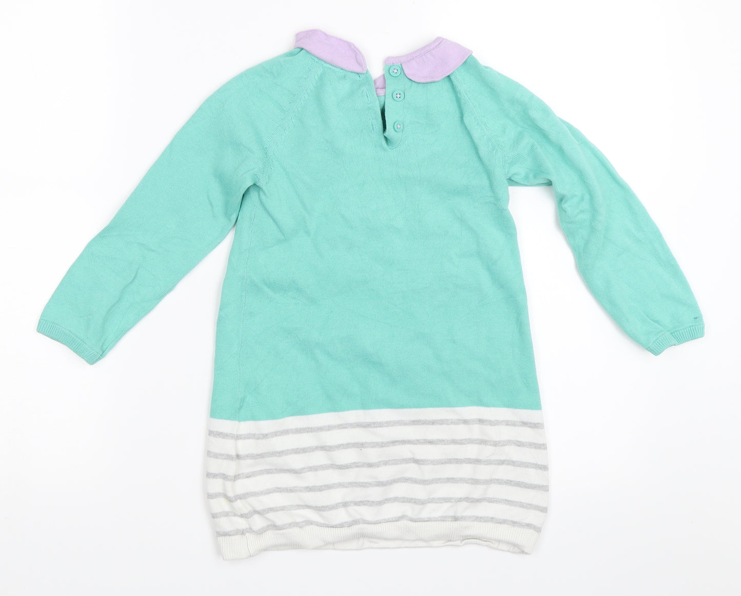 Marks and Spencer Girls Green   Shift  Size 4-5 Years