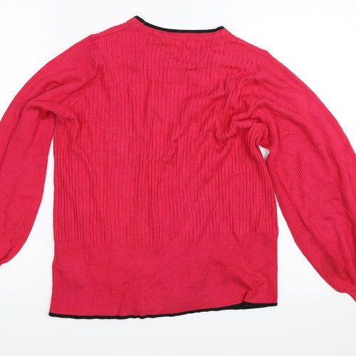 Marks and Spencer Womens Pink   Pullover Jumper Size 14