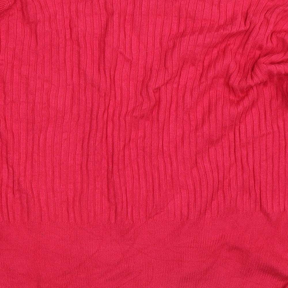 Marks and Spencer Womens Pink   Pullover Jumper Size 14