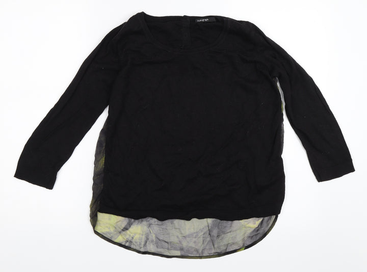 Autograph Womens Black Pullover Jumper Size 10