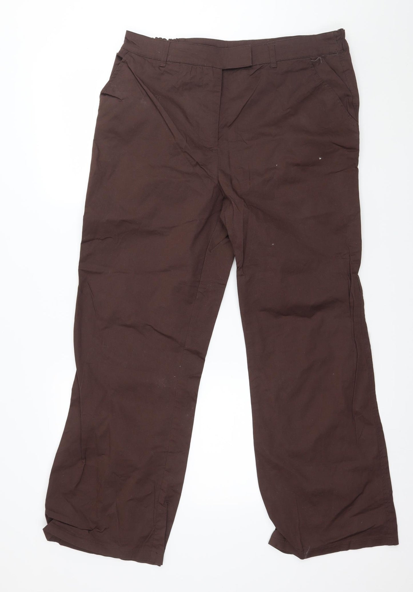 Damart Womens Brown   Trousers  Size 16 L29 in
