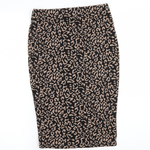FOREVER 21 Womens Brown  Jersey Straight & Pencil Skirt Size S