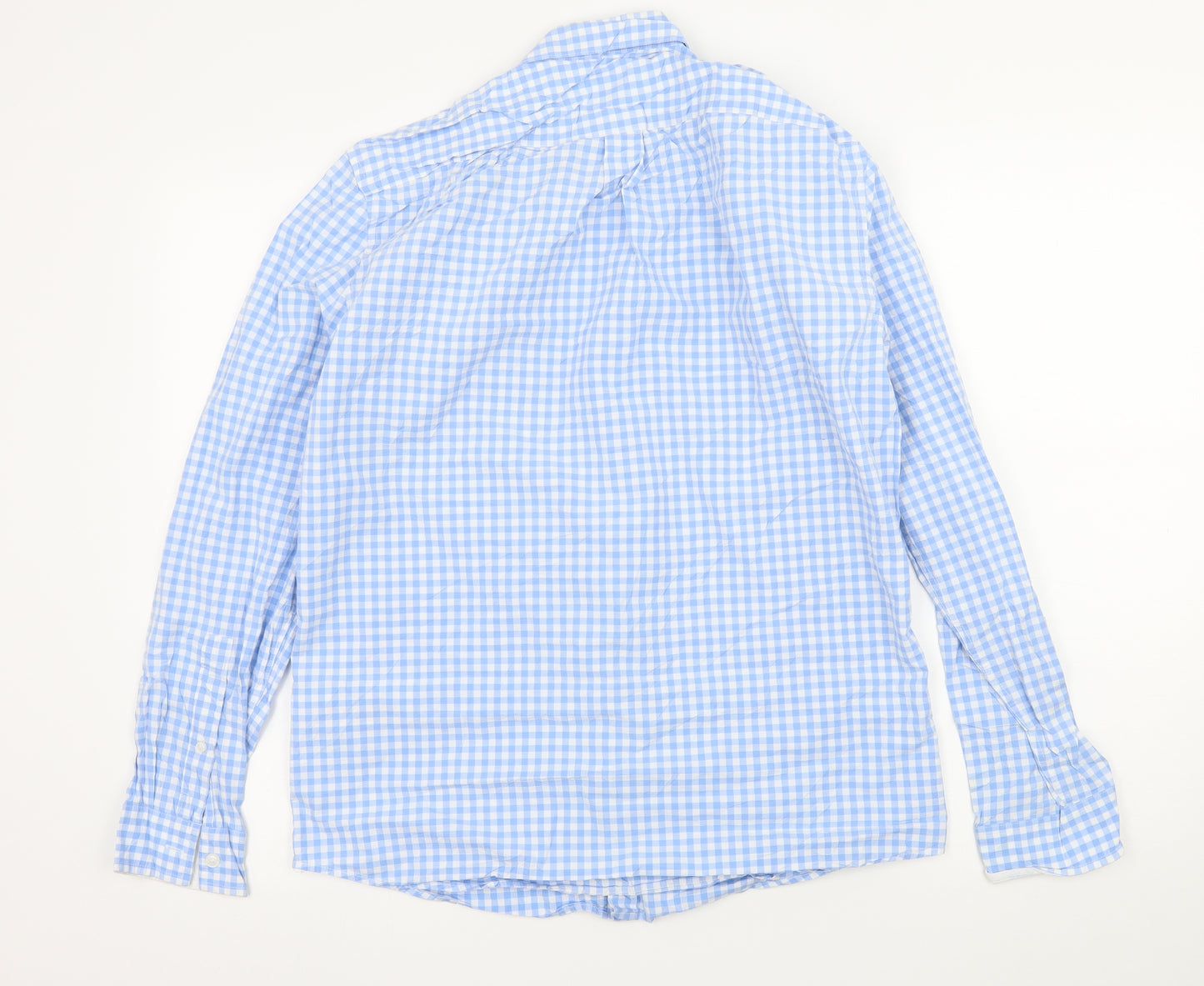 Jack Wills Mens Blue Check   Button-Up Size S