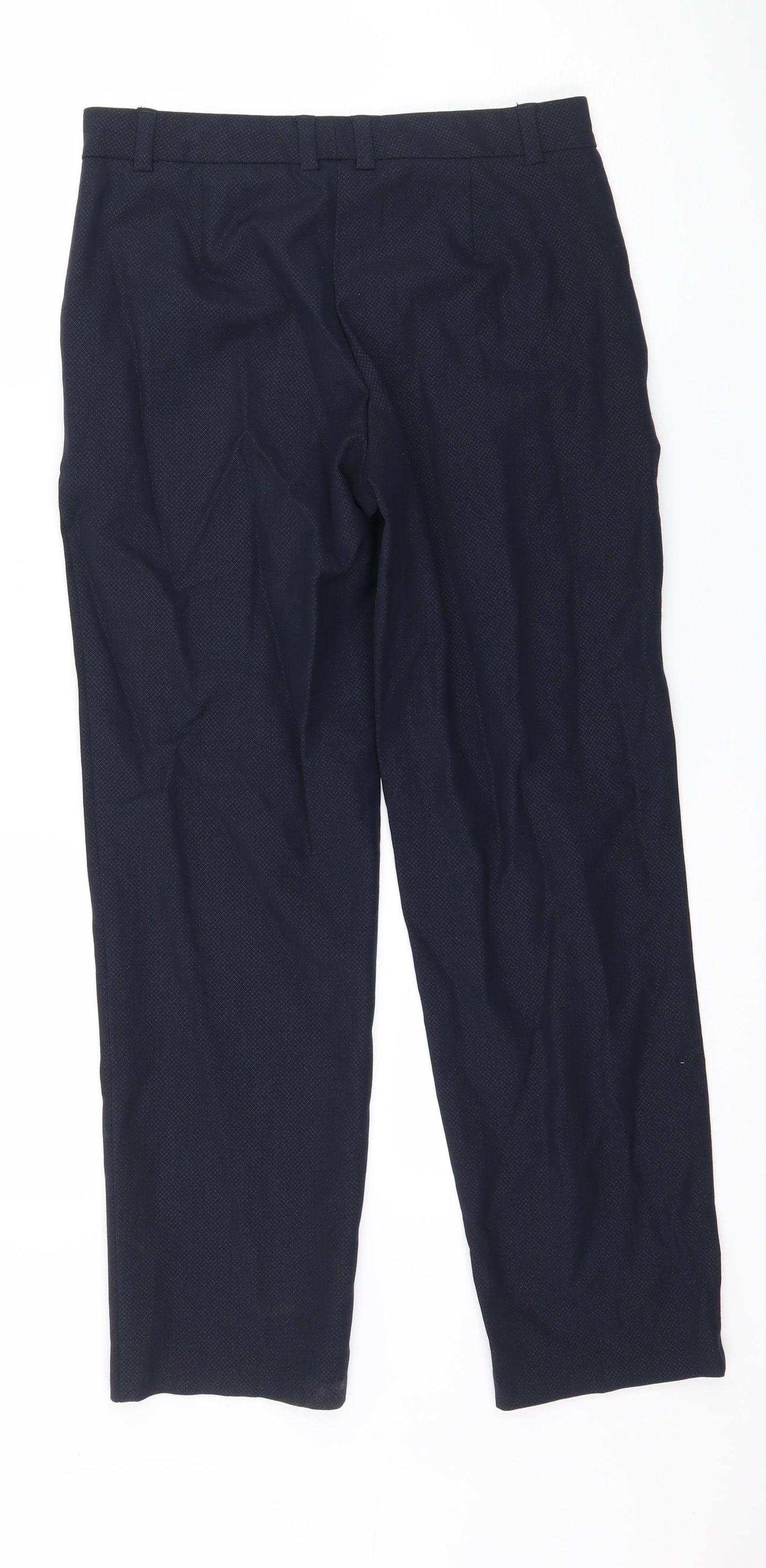 Marks and Spencer Womens Blue   Trousers  Size 8 L27 in