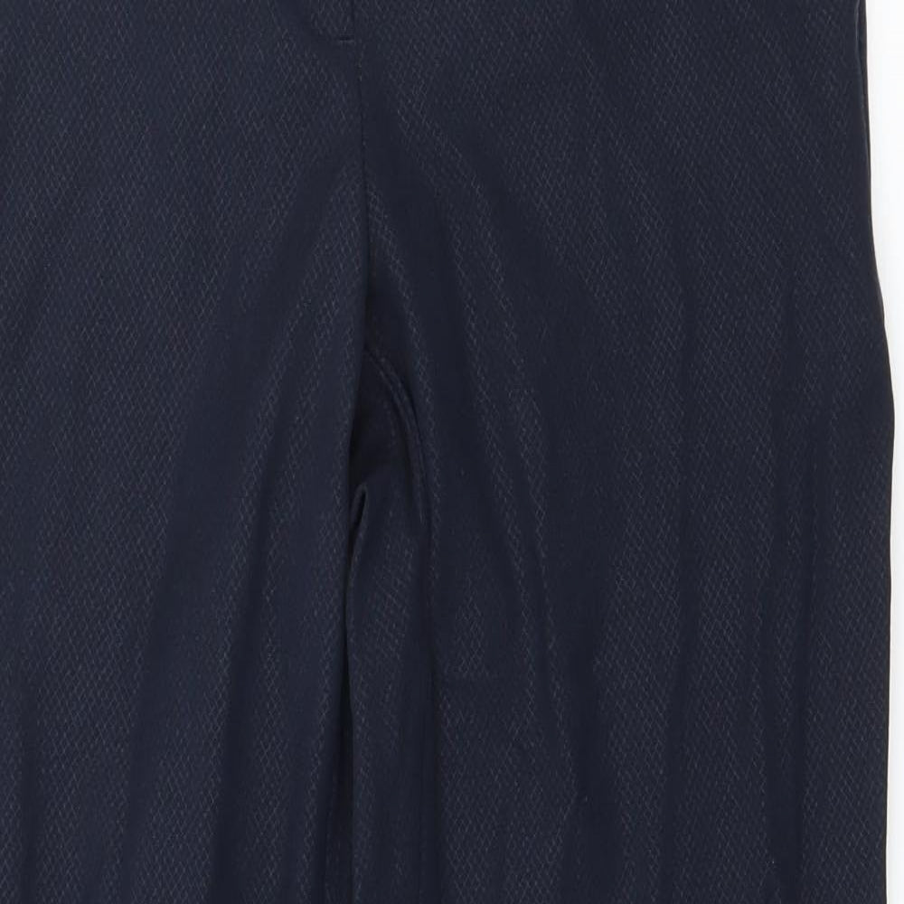 Marks and Spencer Womens Blue   Trousers  Size 8 L27 in