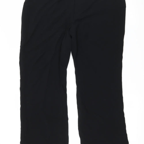 Klass Collection Womens Black   Trousers  Size 14 L28 in