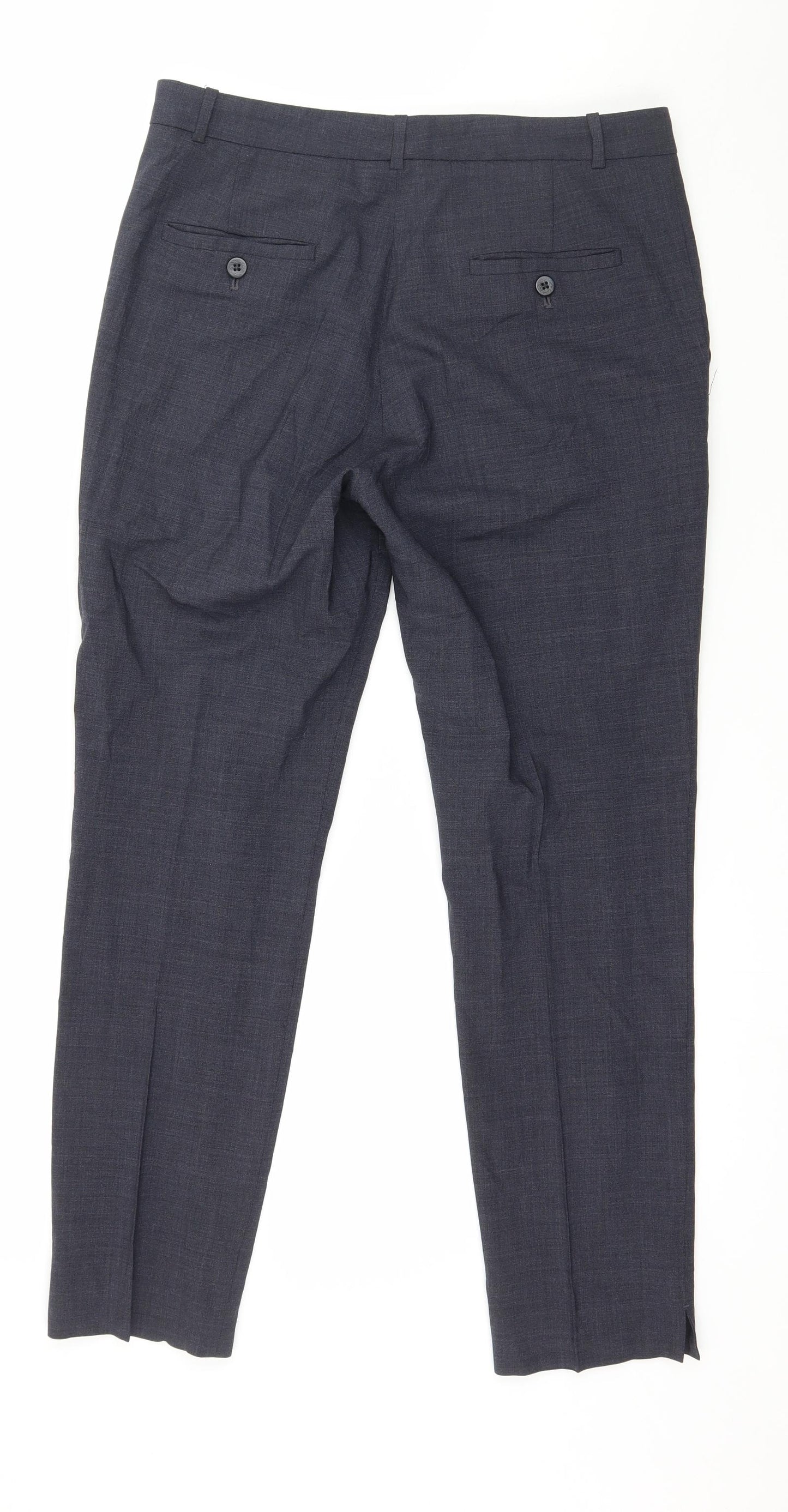 Jigsaw Womens Blue   Trousers  Size 10 L27 in
