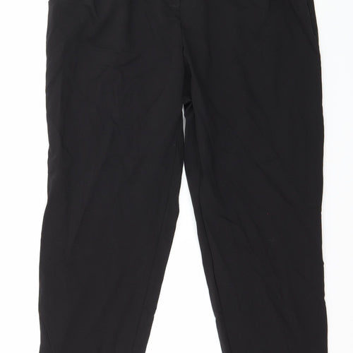 Warehouse Womens Black   Trousers  Size 12 L27 in