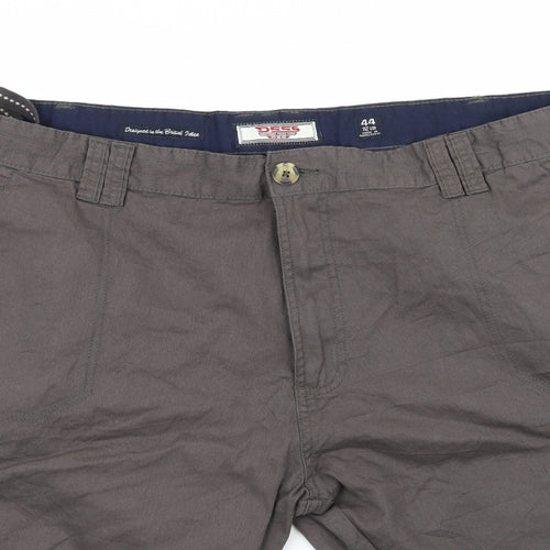 D555 Mens Grey   Cargo Shorts Size 44 in