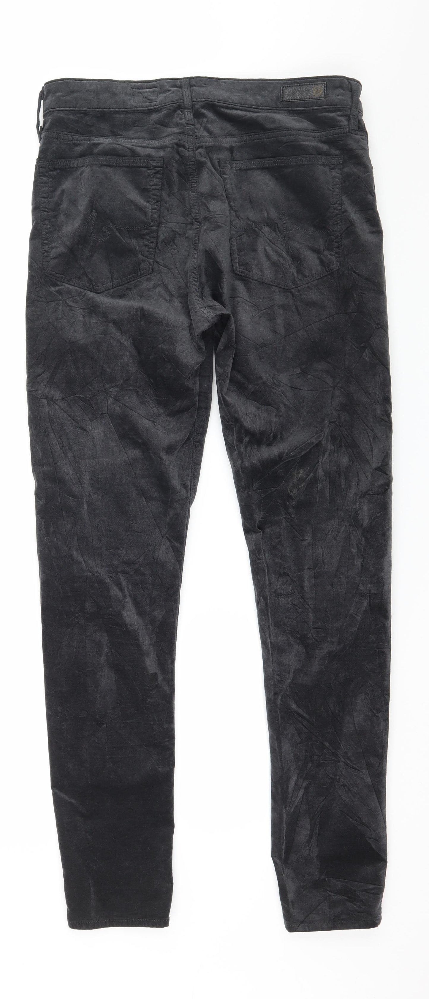 AG Adriano Goldschmied Mens Green  Velvet Trousers  Size 32 in L31 in