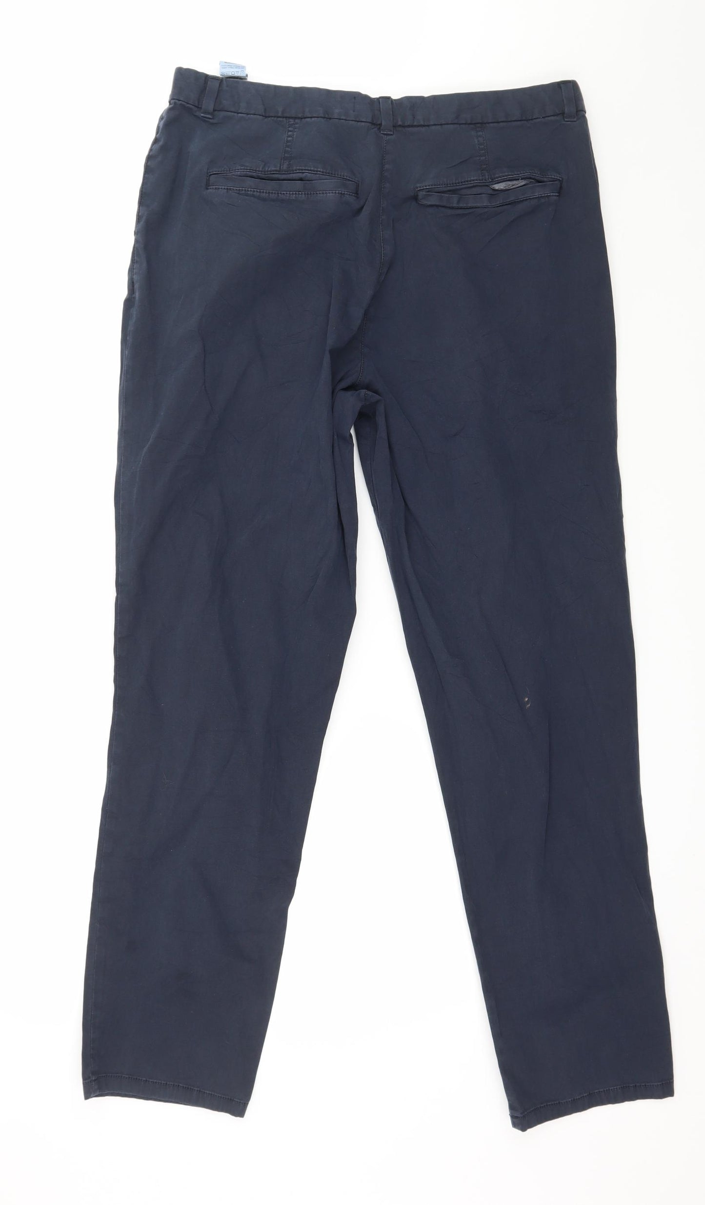 Marks and Spencer Womens Blue   Trousers  Size 12 L28 in